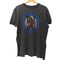 アンプリファイド AMPLIFIED Y2K ブリティッシュ ロック バンド ラインストーン ターゲット ロゴ S/S フェード加工 Tシャツ メンズ import:M