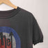 アンプリファイド AMPLIFIED Y2K ブリティッシュ ロック バンド ラインストーン ターゲット ロゴ S/S フェード加工 Tシャツ メンズ import:M