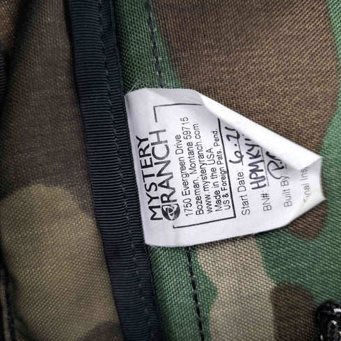 ミステリーランチ MYSTERY RANCH USA製 カモフラ 迷彩 ボディバッグ メンズ