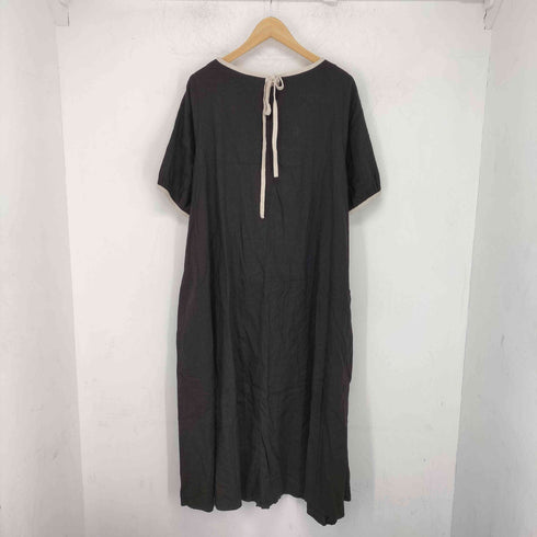 アーバンリサーチドアーズ URBAN RESEARCH DOORS 24ss リネンレーヨンバイカラーワンピース レディース JPN:M