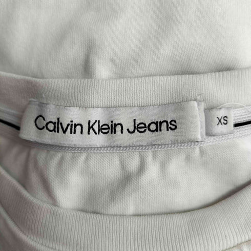 カルバンクラインジーンズ Calvin Klein Jeans ロゴ刺繍 S/S Tシャツ レディース import:XS