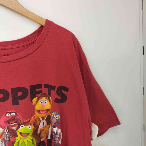 人形劇 キャラクター プリント S/S Tシャツ メンズ import:XXL