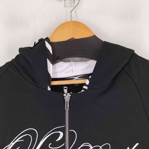 SEXXDEVIL Zebra Panel Layered Zip Hoodie メンズ JPN:M