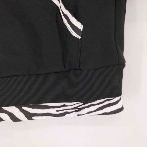 SEXXDEVIL Zebra Panel Layered Zip Hoodie メンズ JPN:M