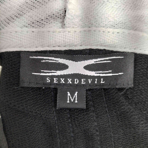 SEXXDEVIL Zebra Panel Layered Zip Hoodie メンズ JPN:M