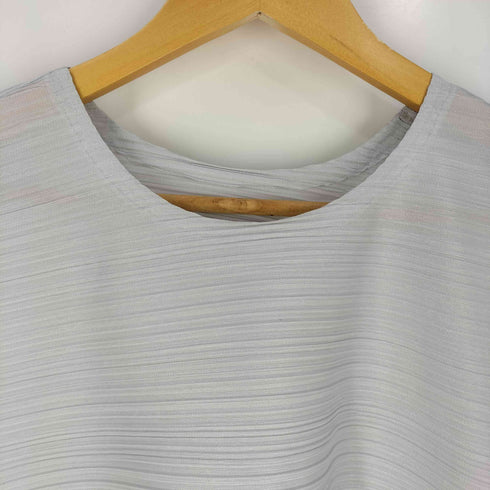 プリーツプリーズイッセイミヤケ PLEATS PLEASE ISSEY MIYAKE POYON-POYON 変形 プリーツ フレア ノースリーブ チュニック レディース JPN:5号