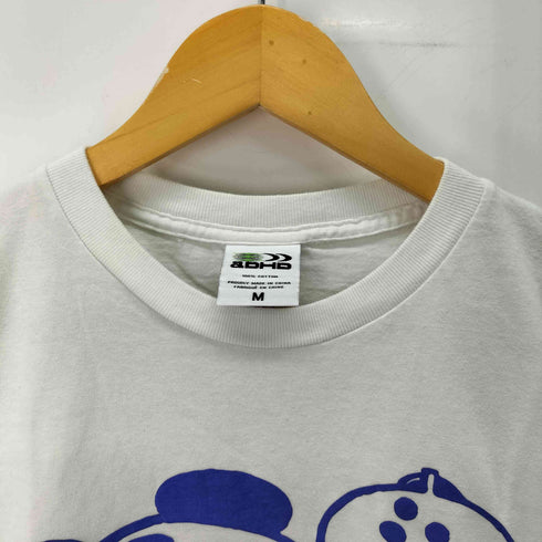 aDHD キャラクター グラフィックプリント Tシャツ メンズ import:M