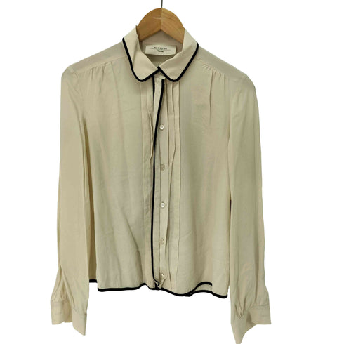 ウィークエンドマックスマーラ Weekend Max Mara ピンタック シルクブラウス レディース 36