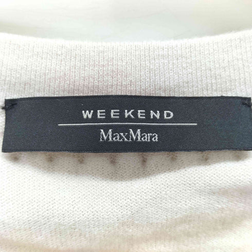 ウィークエンドマックスマーラ Weekend Max Mara ビジュー パール 半袖ニット レディース import:S