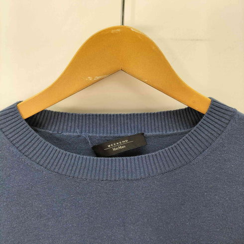 ウィークエンドマックスマーラ Weekend Max Mara アシンメトリー ブラウスドッキング シルク混 ニット レディース import:S