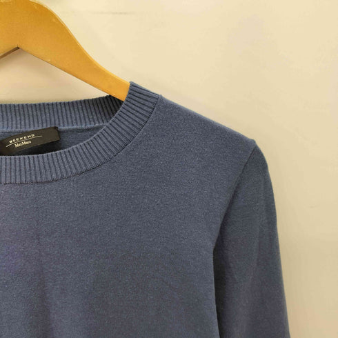 ウィークエンドマックスマーラ Weekend Max Mara アシンメトリー ブラウスドッキング シルク混 ニット レディース import:S
