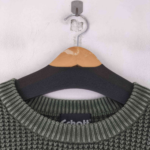 ショット Schott ケーブル コットンニット メンズ JPN:L