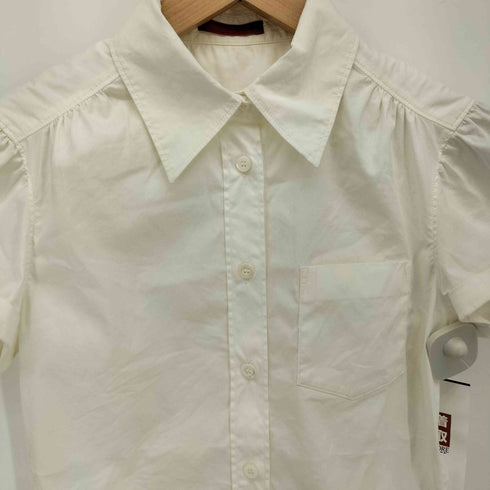 プラダ PRADA パフスリーブ S/S ブラウス レディース EUR:38