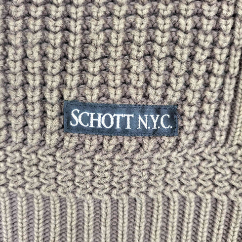 ショット Schott ケーブル コットンニット メンズ JPN:XL