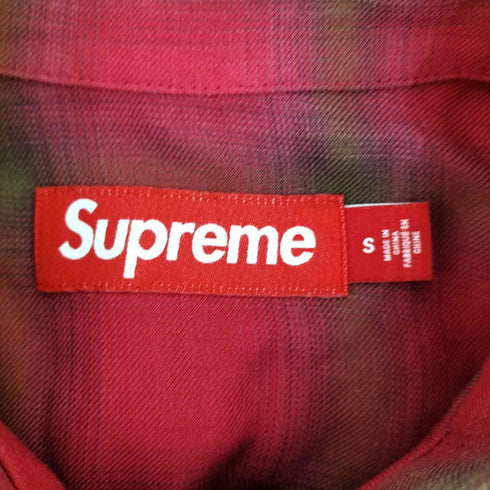 シュプリーム Supreme 26ss Shadou Plaid rAYON SHIRT メンズ import:S