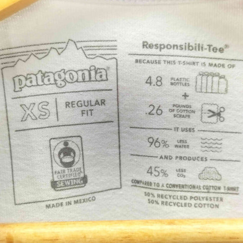 パタゴニア patagonia メンズ・P-6ロゴ・レスポンシビリティー Tシャツ メンズ import:XS
