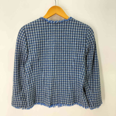 ウィークエンドマックスマーラ Weekend Max Mara ツイード ノーカラー ブルゾン レディース 38