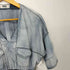 ディーゼル DIESEL ライトブルー デニム Vネック チュニック レディース import:XS