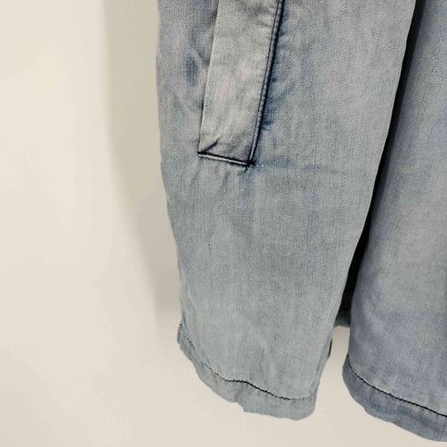 ディーゼル DIESEL ライトブルー デニム Vネック チュニック レディース import:XS
