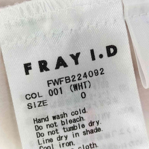 フレイアイディー FRAY I.D バックリボンパフブラウス レディース JPN:0