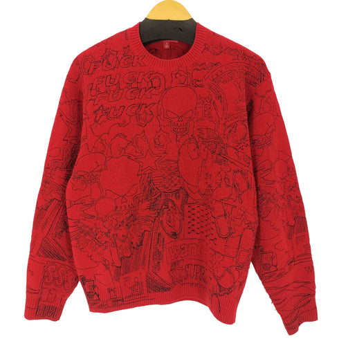 シュプリーム Supreme 26ss Collage Embroidered Sweater メンズ import:S