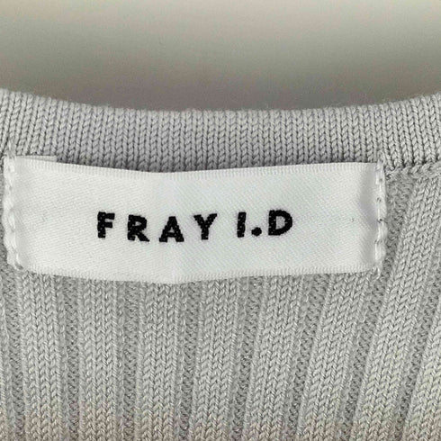 フレイアイディー FRAY I.D 24SS バックデザインノースリニットプルオーバー レディース ONE SIZE
