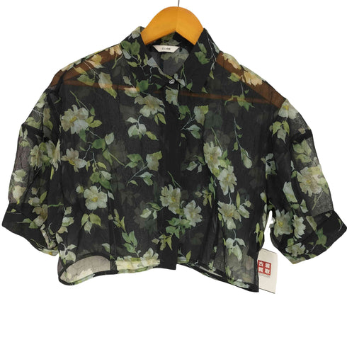 クラネ CLANE SHEER FLOWER SHORT SLEEVE SHIRTS レディース JPN:1