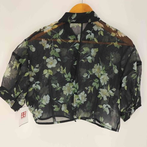 クラネ CLANE SHEER FLOWER SHORT SLEEVE SHIRTS レディース JPN:1