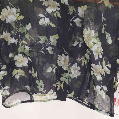 クラネ CLANE SHEER FLOWER SHORT SLEEVE SHIRTS レディース JPN:1