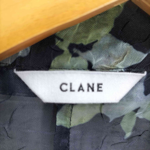 クラネ CLANE SHEER FLOWER SHORT SLEEVE SHIRTS レディース JPN:1
