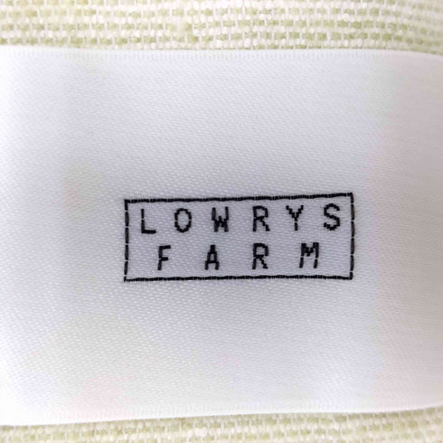 ローリーズファーム LOWRYS FARM 25ss レザードロストZIPブルゾン レディース FREE