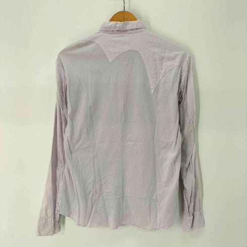 ブラックバレットバイニールバレット BLACKBARRETT by neil barrett バックデザイン 背面異素材切替 L/S コットン シャツ メンズ 2