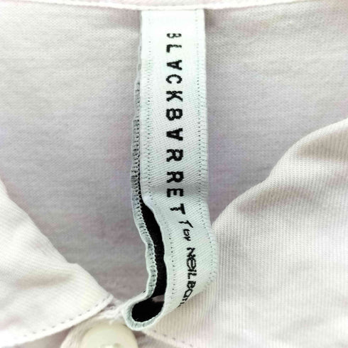 ブラックバレットバイニールバレット BLACKBARRETT by neil barrett バックデザイン 背面異素材切替 L/S コットン シャツ メンズ 2