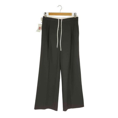 ザラ ZARA WIDE-LEGパンツ ダブルウエストバンド レディース S