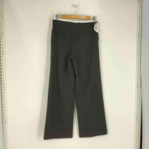 ザラ ZARA WIDE-LEGパンツ ダブルウエストバンド レディース S
