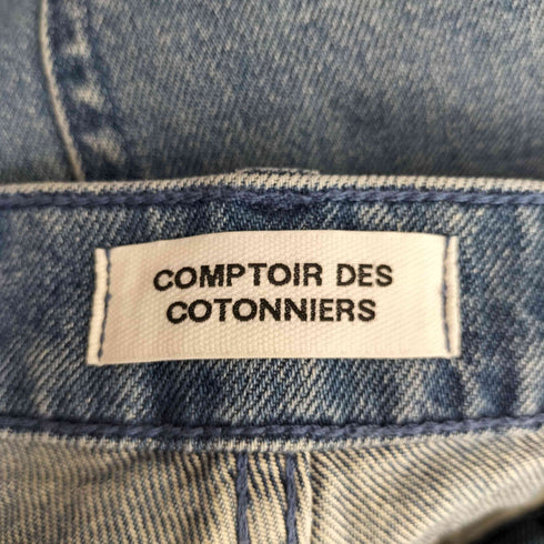 コントワーデコトニエ COMPTOIR DES COTONNIERS バレルレッグ ワイドデニム パンツ レディース S