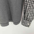 イッセイミヤケメン ISSEY MIYAKE MEN グラデーション ギンガムチェック スリーブ L/S Tシャツ メンズ JPN:S