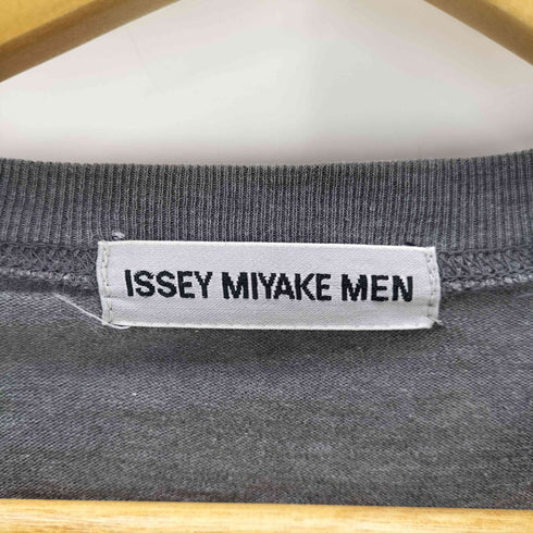 イッセイミヤケメン ISSEY MIYAKE MEN グラデーション ギンガムチェック スリーブ L/S Tシャツ メンズ JPN:S