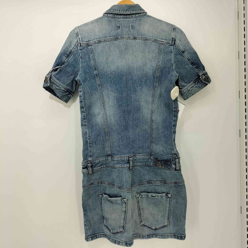 ディーゼル DIESEL デニム ミニ ワンピース レディース import:XS