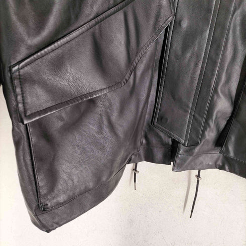 ウィムバイリドム WYM LIDNM ARTIFICIAL GRAIN MILITARY BLOUSON メンズ JPN:M