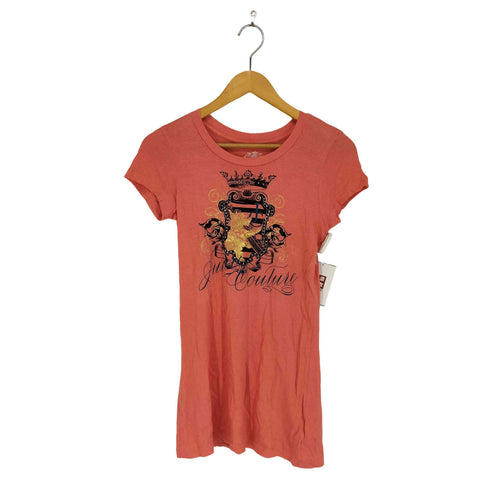 ジューシークチュール JUICY COUTURE ストール装飾 クルーネックカットソー Y2K レディース import:S