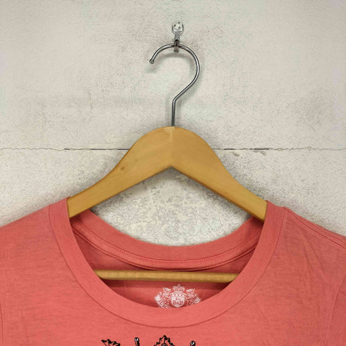 ジューシークチュール JUICY COUTURE ストール装飾 クルーネックカットソー Y2K レディース import:S