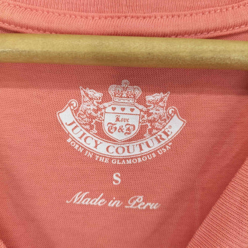 ジューシークチュール JUICY COUTURE ストール装飾 クルーネックカットソー Y2K レディース import:S