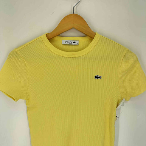 ラコステ LACOSTE ロゴパッチ S/S シャツ レディース JPN:XS