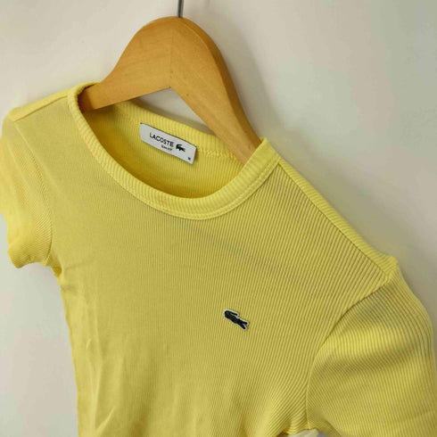 ラコステ LACOSTE ロゴパッチ S/S シャツ レディース JPN:XS