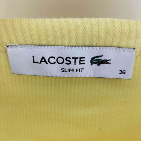ラコステ LACOSTE ロゴパッチ S/S シャツ レディース JPN:XS
