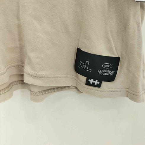 EQUALIZER バックプリント クルーネック 半袖Tシャツ カットソー メンズ