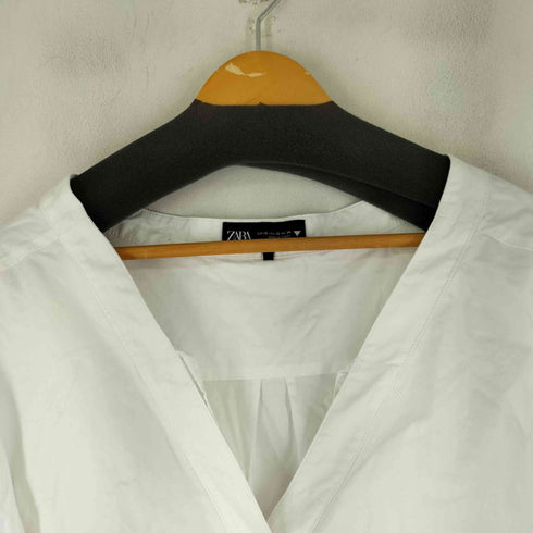 ザラ ZARA ノーカラーシャツワンピース レディース JPN:XS