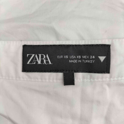 ザラ ZARA ノーカラーシャツワンピース レディース JPN:XS