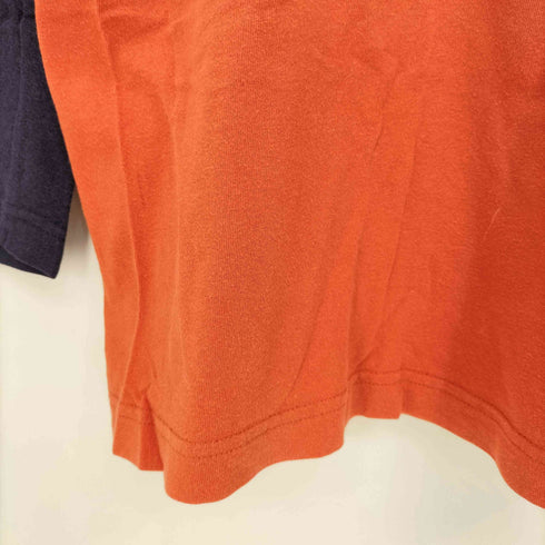 ポロバイラルフローレン Polo by RALPH LAUREN 00s コットン カラー切替 ラグラン ロングスリーブTシャツ メンズ import:L